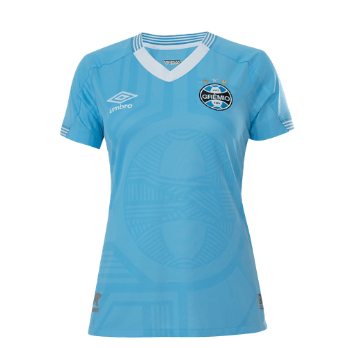 CAMISETA UMBRO GREMIO FEM OF.3 2022 U32G01288.333 AZUL
