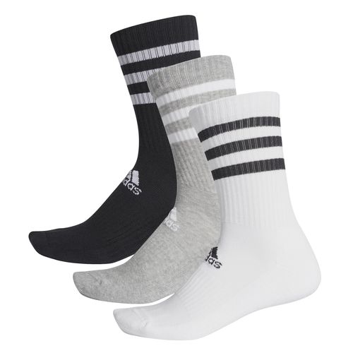 MEIA ADIDAS C/3 DZ9345 PRETO BRANCO CINZA