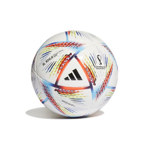 MINI BOLA ADIDAS COPA DO MUNDO 2022 H57793 BRANCO AZUL VERME