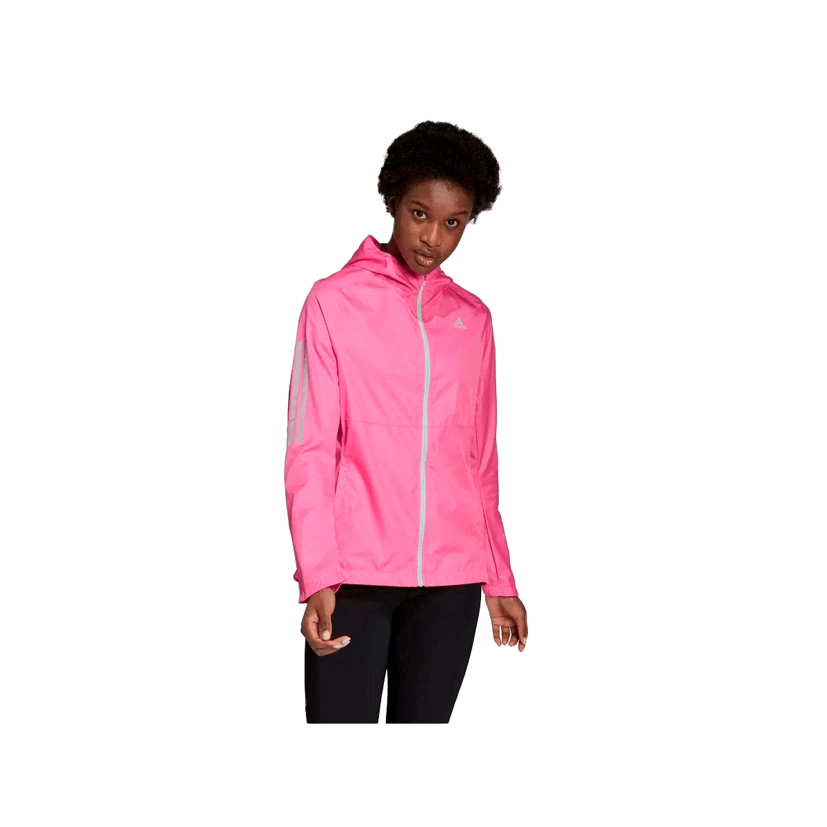 Corta vento adidas rosa best sale