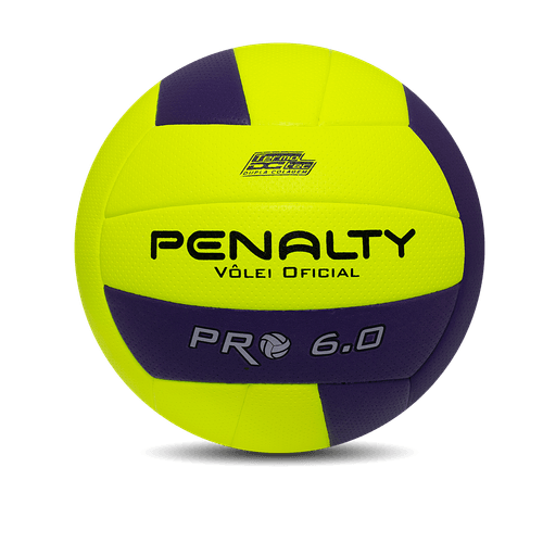BOLA PENALTY VOLEI 6.0 PRO X 541604.2420 AMARELO ROXO