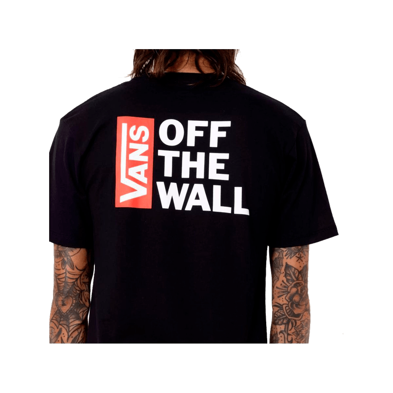 CAMISETA VANS OFF THE WALL VN0A4A5DBLK PRETO