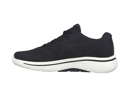 TENIS SKECHERS GO WALK ARCH FIT 216262/BKW PRETO BRANCO