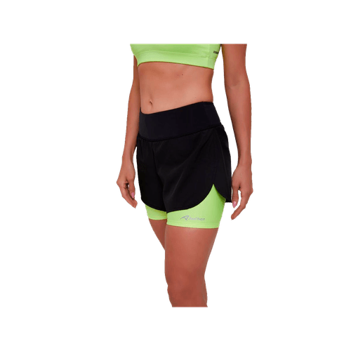 BERMUDA AUTHEN RUN LOPE 27AUFSELOP.426 PRETO AMARELO