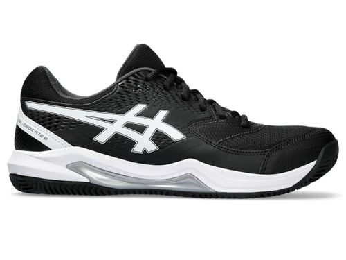 TENIS ASICS GEL DEDICATE 8 CLAY 1041A448.001 PRETO BRANCO