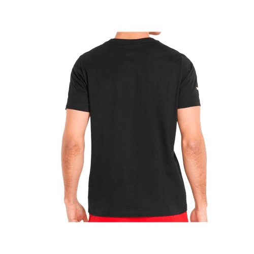 CAMISETA PUMA FERRARI RACE 533752.01 PRETO VERMELHO
