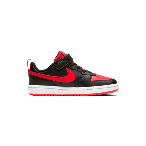 TENIS NIKE COURT BOROUGHT LOW 2 BQ5451-007 PRETO VERMELHO