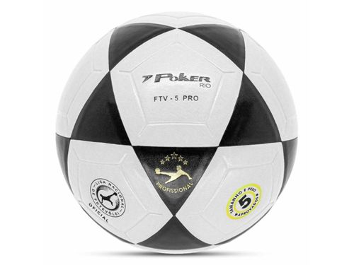 BOLA POKER FUTEVOLEI RIO 05776BP PRETO BRANCO