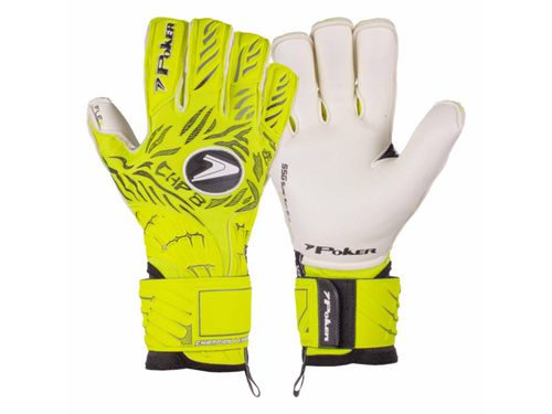 LUVA POKER CHAMPION 8 EXTENDED 01055ACP AMARELO BRANCO