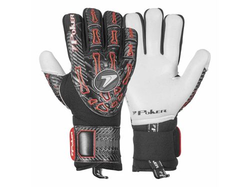 LUVA POKER HUG FLEX 4 01057PV PRETO BRANCO