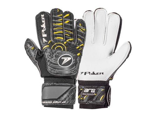 LUVA POKER TRAINING WAVE JR 01081CPPAC PRETO BRANCO
