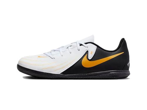 TENIS NIKE FUTSAL JR PHANTOM GX II FJ2606-100 BRANCO PRETO