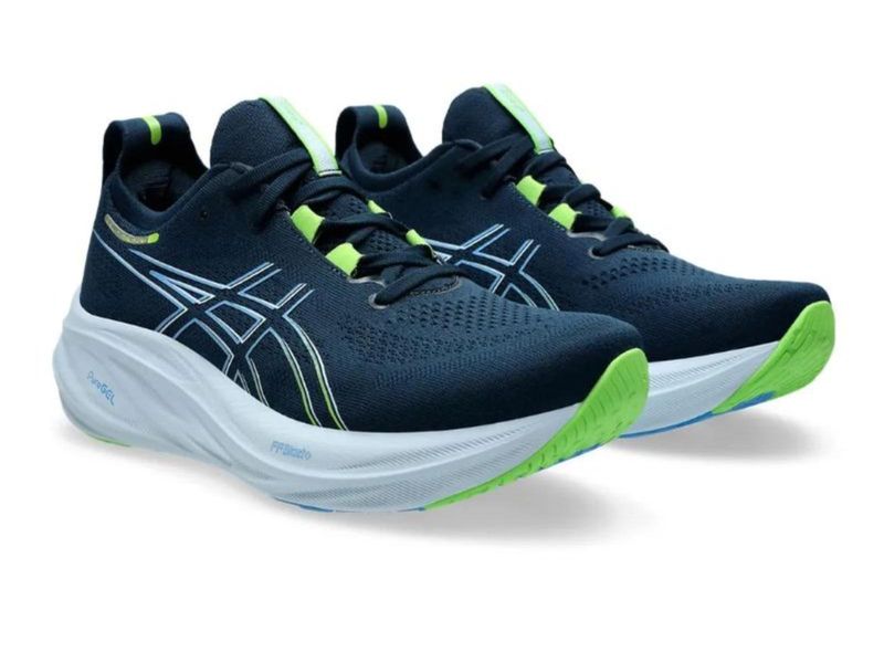 TENIS ASICS GEL NIMBUS 26 1011B794.400 AZUL MARINHO