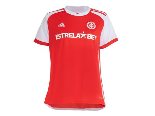 CAMISETA ADIDAS INTER FEM I 2024 IQ0836 VERMELHO