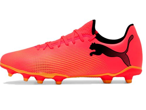 CHUTEIRA PUMA FUTURE 7 PLAY FG/AG BDP 107991-03 VERNELHO ALA