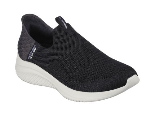 TENIS SKECHERS ULTRA FLEX 3.0 SMOOTH STEP 149709/BLK PRETO