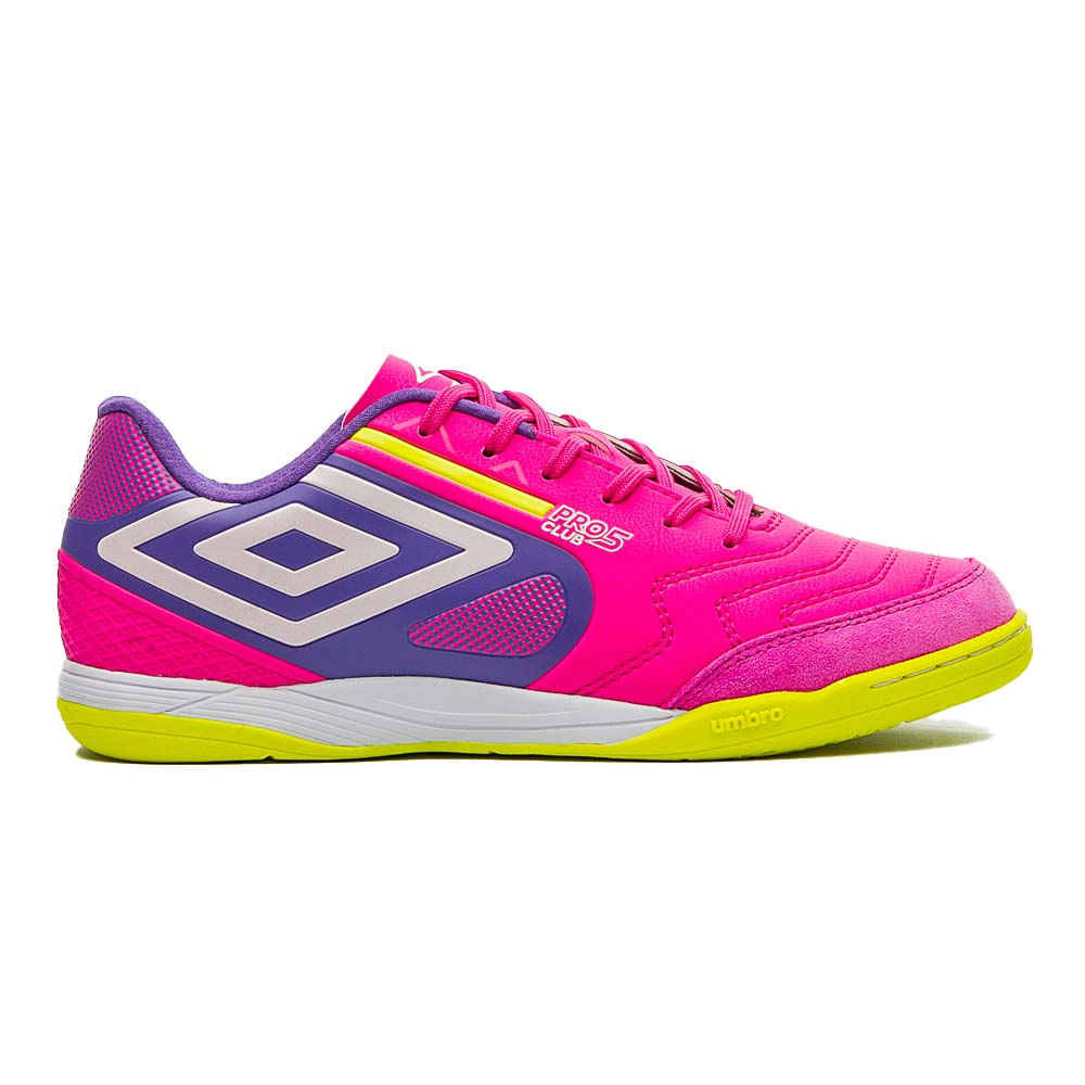 TENIS UMBRO FUTSAL PRO 5 BUMP CLUB U01FB042.006 ROSA LIMAO