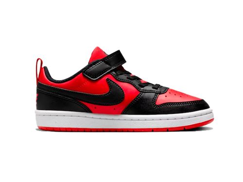 TENIS NIKE COURT BOROUGHT LOW DV5457-600 VERMELHO PRETO
