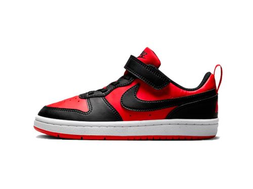 TENIS NIKE COURT BOROUGHT LOW DV5457-600 VERMELHO PRETO