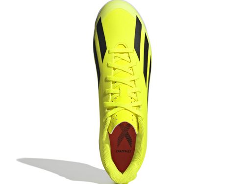 TENIS FUTSAL ADIDAS CRAZYFAST CLUB IF0722 AMARELO BRANCO