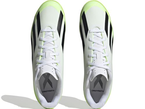 TENIS ADIDAS X CRAZYFAST.4 IN IE1586 VERDE BRANCO