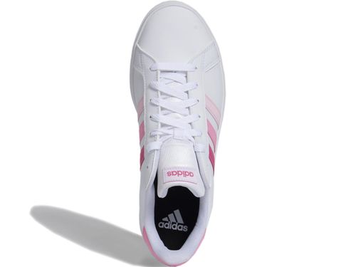 TENIS ADIDAS GRAND COURT BASE 2.0 IV1968 BRANCO ROSA