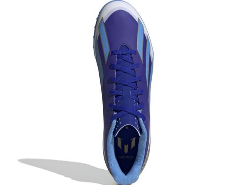 CHUTEIRA SOCIETY ADIDAS CRAZYFAST MESSI ID0726 AZUL BRANCO