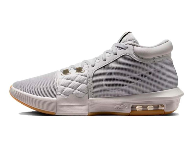 TENIS NIKE LEBRON WITNESS VIII FB2239-003 PRATA BRANCO