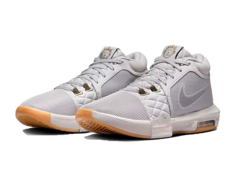 TENIS NIKE LEBRON WITNESS VIII FB2239-003 PRATA BRANCO