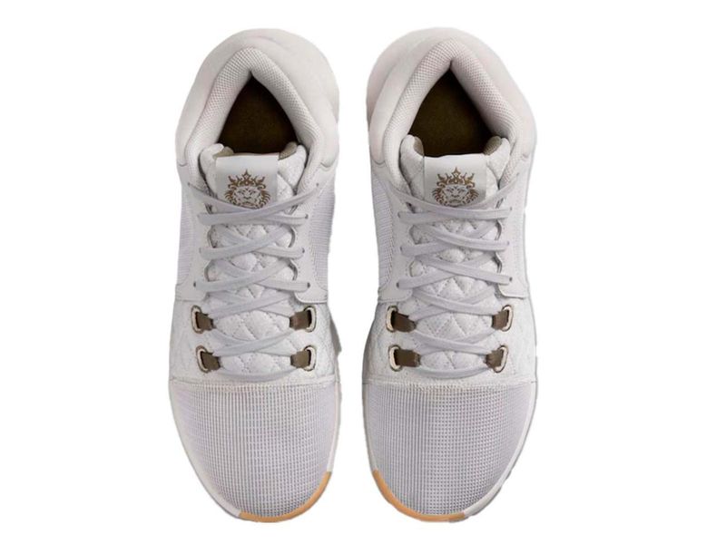 TENIS NIKE LEBRON WITNESS VIII FB2239-003 PRATA BRANCO