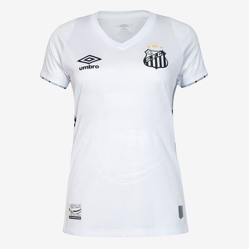 Camisa Feminina Umbro Santos Of. 1 2024 Torcedora