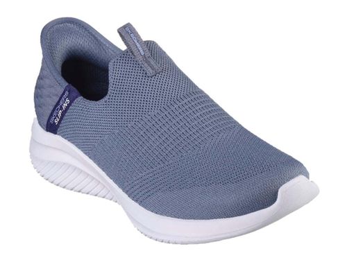 TENIS SKECHERS SLIP ULTRA FLEX 3.0 149708/SLT CINZA