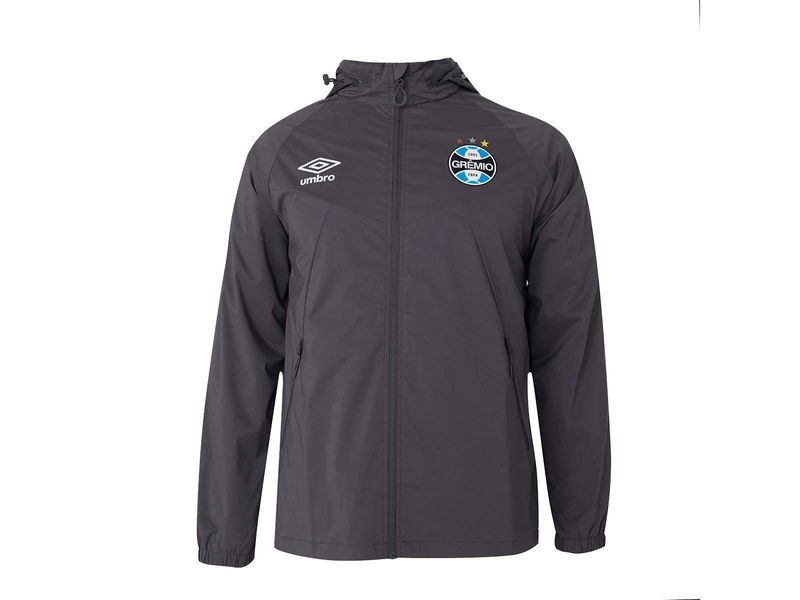 JAQUETA UMBRO CORTA VENTO GREMIO GRAFITE