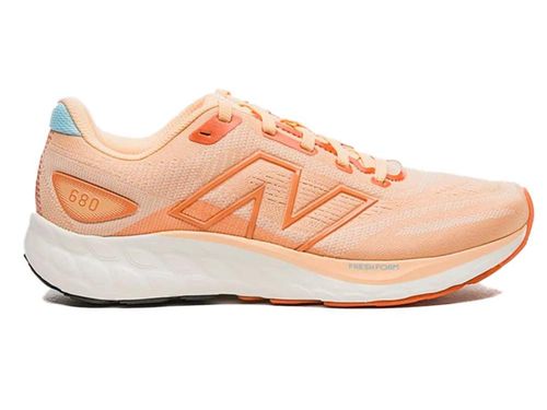 TENIS NEW BALANCE FRESH FOAM 680V8 W680ZF8 LARANJA AZUL