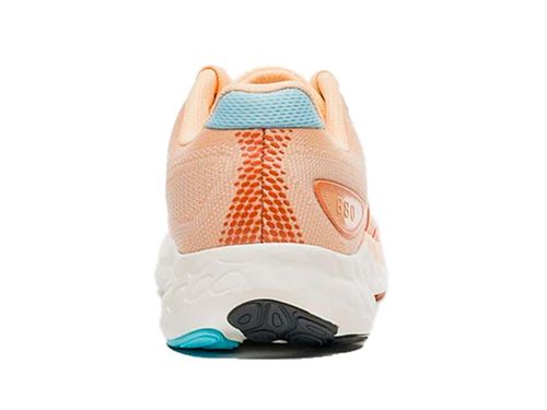 TENIS NEW BALANCE FRESH FOAM 680V8 W680ZF8 LARANJA AZUL