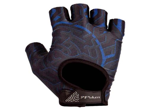 LUVA POKER MUSCULAÇÃO SLIM VORTEX 01946PAZ PRETO AZUL
