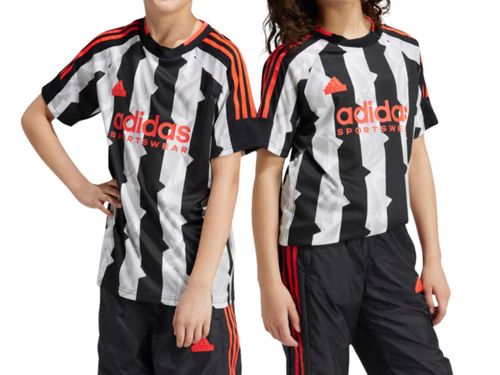 CAMISETA ADIDAS TIRO JUNIOR IW0909 PRETO BRANCO