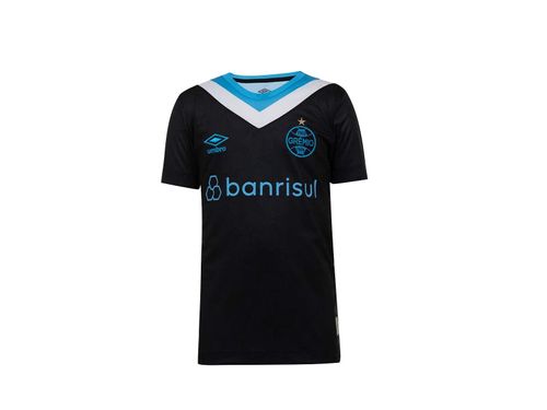 CAMISETA UMBRO GREMIO JUV. OF.3 2024 U37G03204 PRETO BRANCO