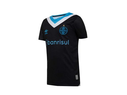 CAMISETA UMBRO GREMIO JUV. OF.3 2024 U37G03204 PRETO BRANCO
