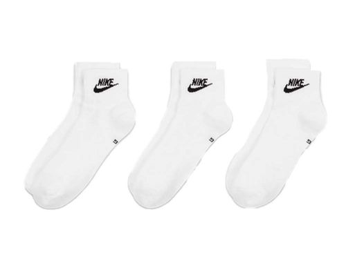 KIT MEIA NIKE ESSENTIALS ANKLE DX5074-101 BRANCO
