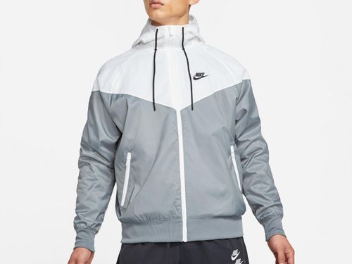 JAQUETA NIKE CORTA VENTO SPORTSWEAR DA0001-084 CINZA