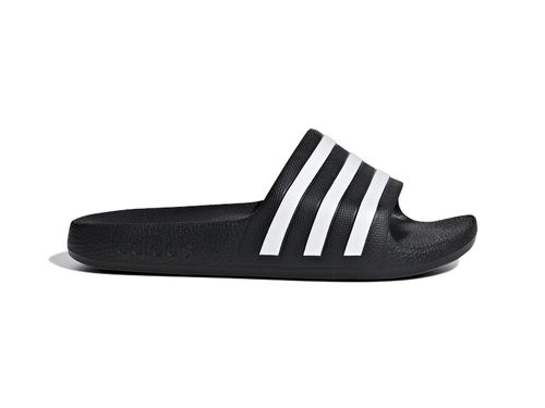 CHINELO SLIDE ADIDAS ADILETTE AQUA KIDS F35556 PRETO BRANCO