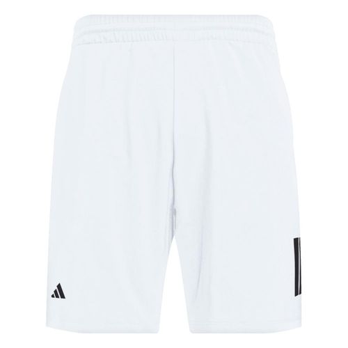 BERMUDA ADIDAS CLUB 3 LISTRAS JE0408 BRANCO PRETO