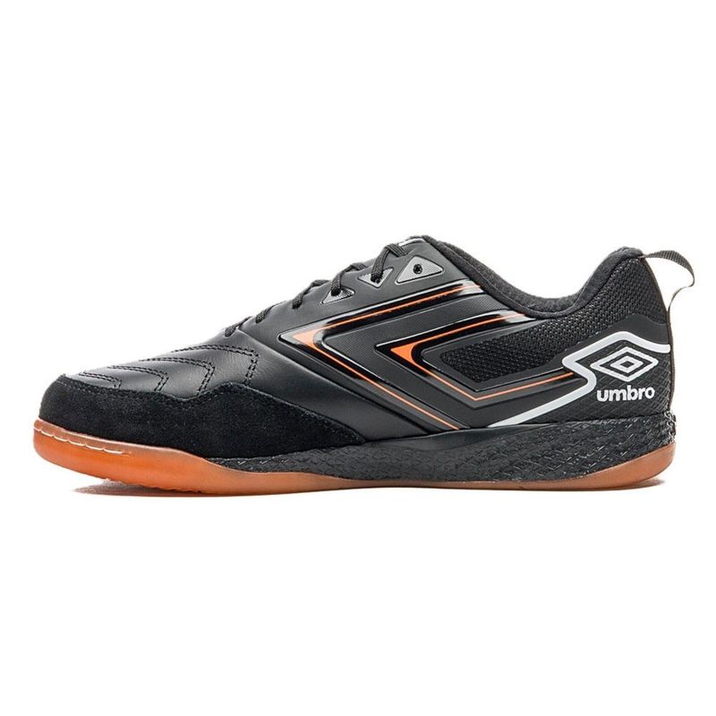 TENIS UMBRO FUTSAL PRO 5 BUMP U01FB041.163 PRETO LARANJA