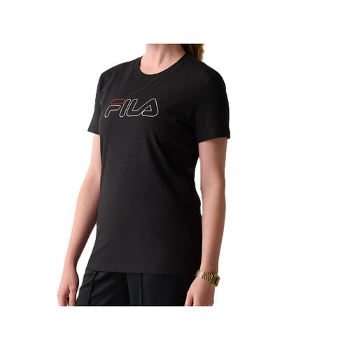 CAMISETA FILA BASIC OUTLINE F12L00551.590 PRETO BRANCO