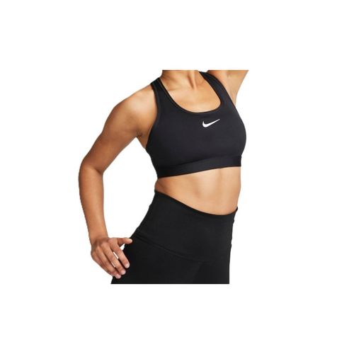 TOP NIKE SWSH MED SPT BRA DX6821-010 PRETO