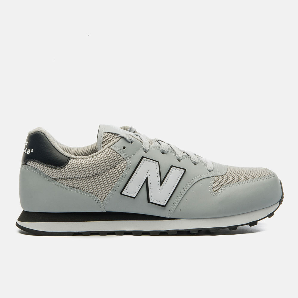 Tênis Masculino New Balance 500V2 Cinza/preto