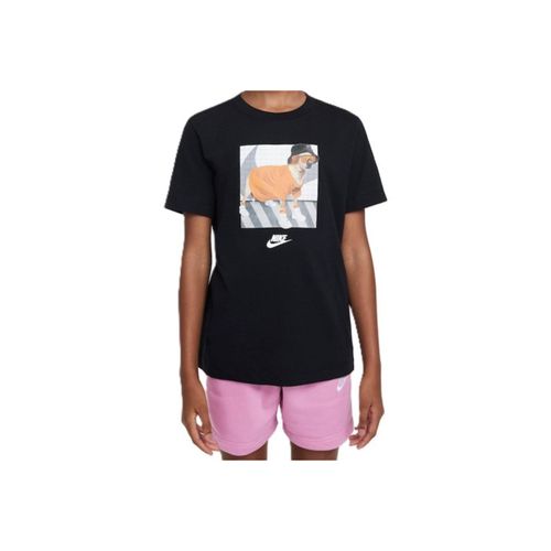 CAMISETA NIKE  K NSW TEE ADAPT HF5992-010 PRETO