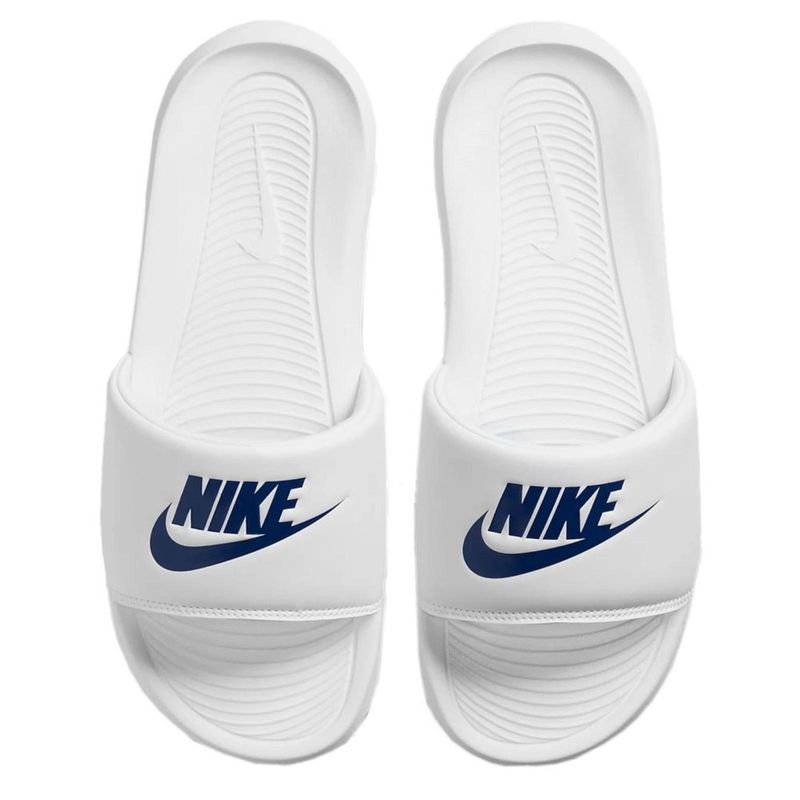 CHINELO NIKE SLIDE VICTORI ONE CN9675-102 BRANCO AZUL