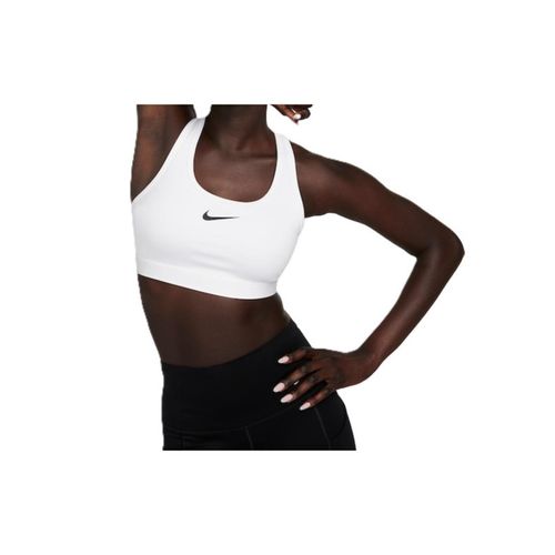 TOP NIKE SWSH MED SPT BRA DX6821-100 BRANCO